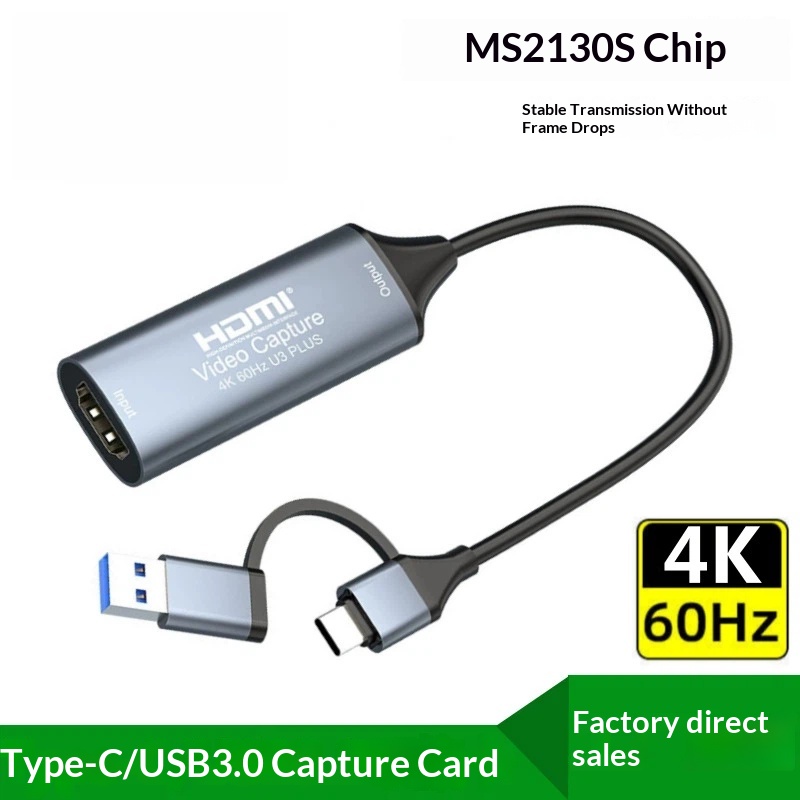 USB3.0 Video Capture Card 4K 6 - Hdmi Cable recension och pris
