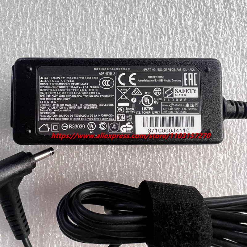 Genuine ADP-45YD A PA5192U-1AC - Laptop Charger recension och pris