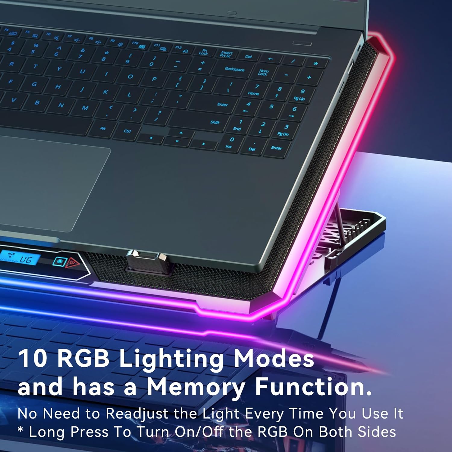 RGB Laptop Cooling Pad Gaming  - Laptop Cooling Pad recension och pris
