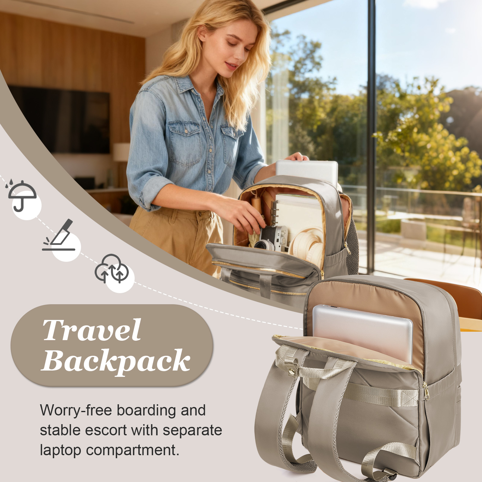 Ryanair 40x30x20 Travel Backpa - Laptop Bag recension och pris