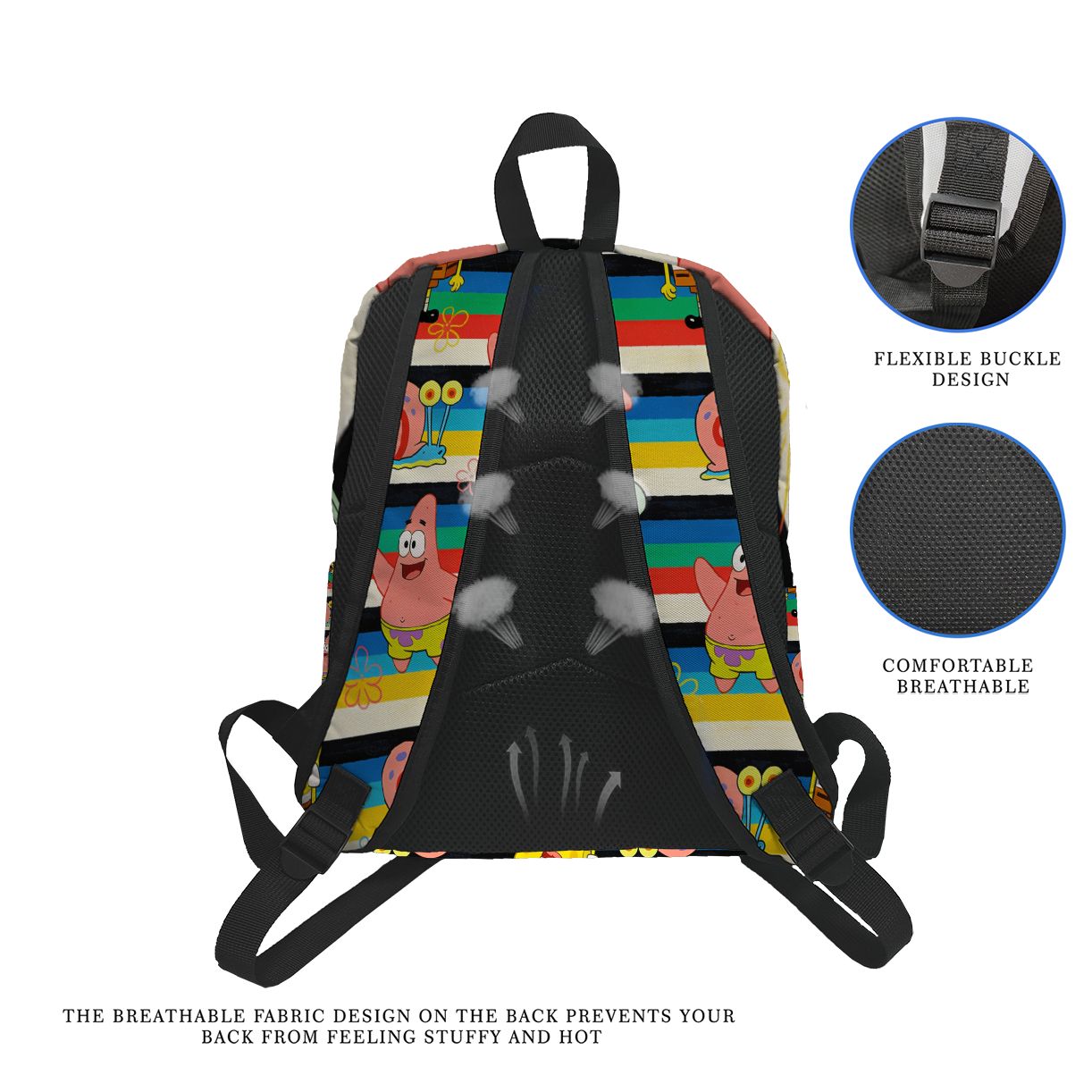 SpongeBob SquarePants Striped  - Laptop Bag recension och pris
