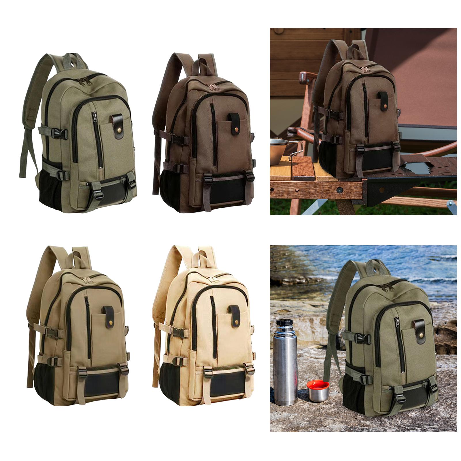 Large Canvas Travel Backpack L - Laptop Bag recension och pris