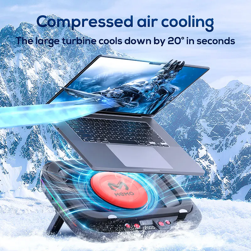 Memo Laptop Cooler with LED Di - Laptop Cooling Pad recension och pris