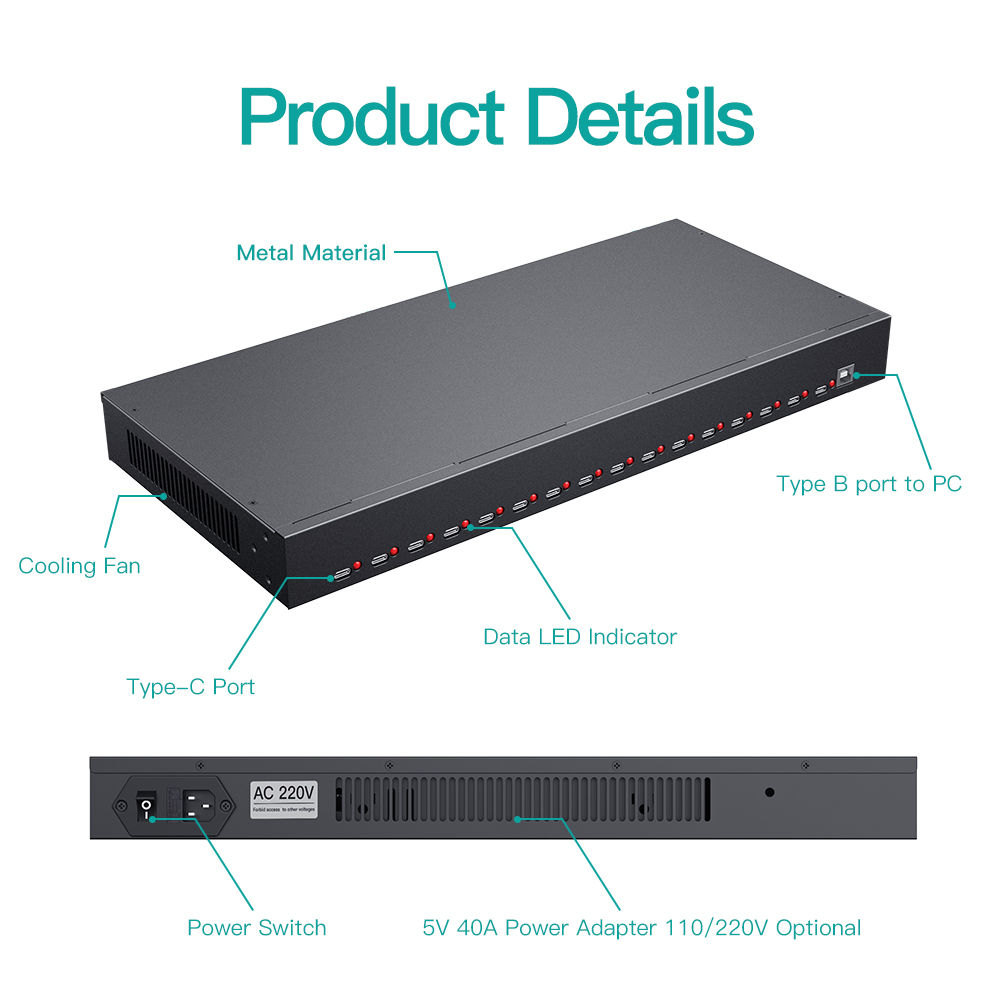 A-165C Sipolar 16 Port Usb c H - Usb Hub recension och pris