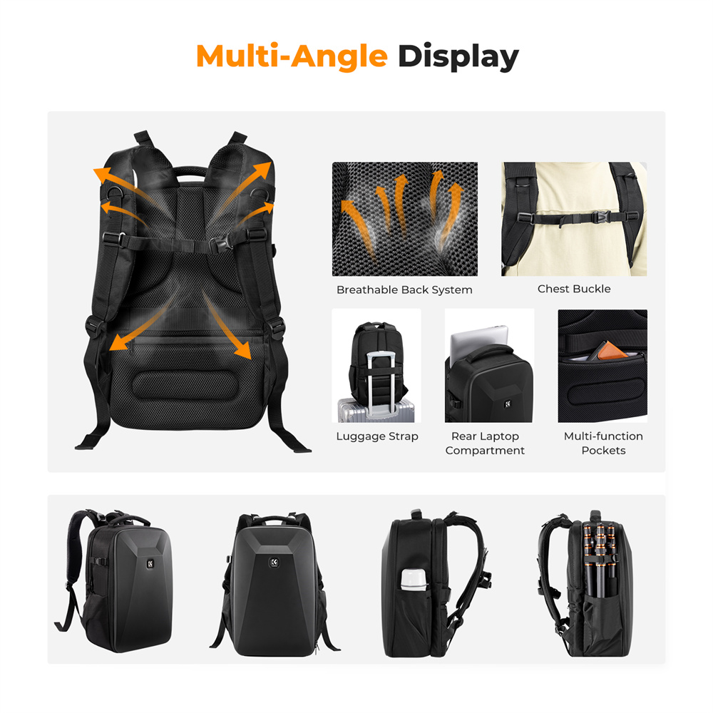 K&F CONCEPT Large Capacity Cam - Laptop Original Accessories recension och pris