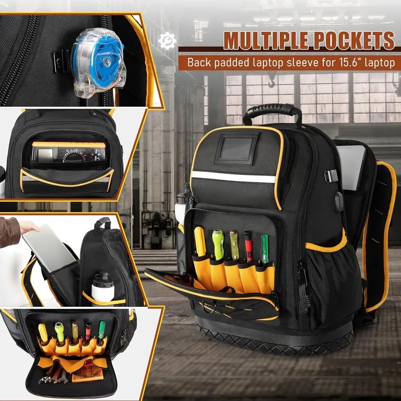 Multifunctional Tools Backpack - Laptop Sleeve recension och pris
