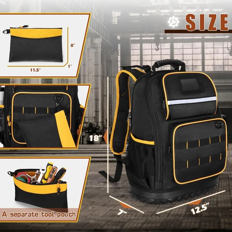 Multifunctional Tools Backpack - Laptop Sleeve recension och pris