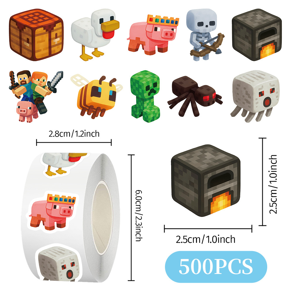 500pcs/Roll Minecrafted Cartoo - Laptop Accessories & Repair Jagtap Dairy Pimple Nilakh Pimpri Chinchwad Maharashtra recension och pris