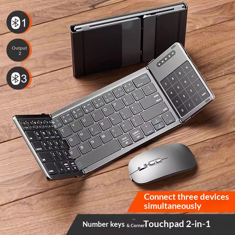 Mengzu Tri Fold Wireless Bluet - Laptop Mouse recension och pris