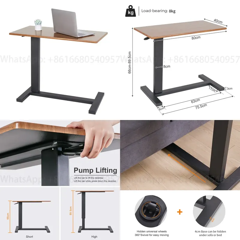 Movable Over Bed Laptop Bedsid - Laptop Stand recension och pris